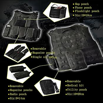 Amazon.co.jp: YAKEDA® 戦術SWAT CSベスト 陸軍ファンベストCs